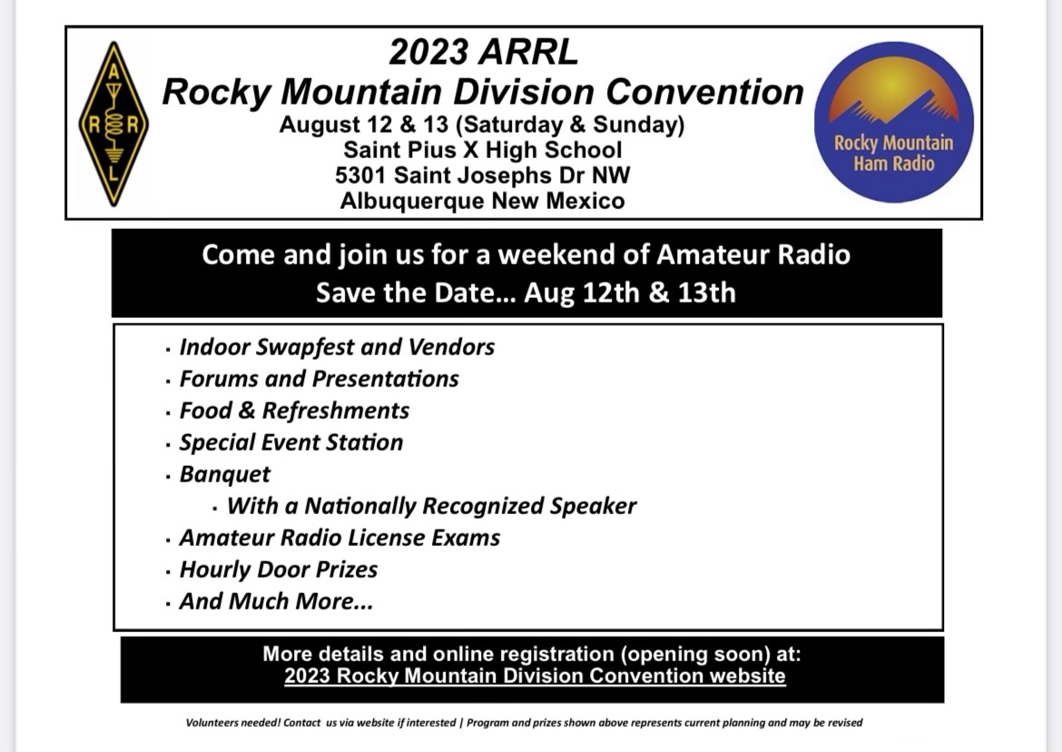 Rocky Mountain Division Convention 2023